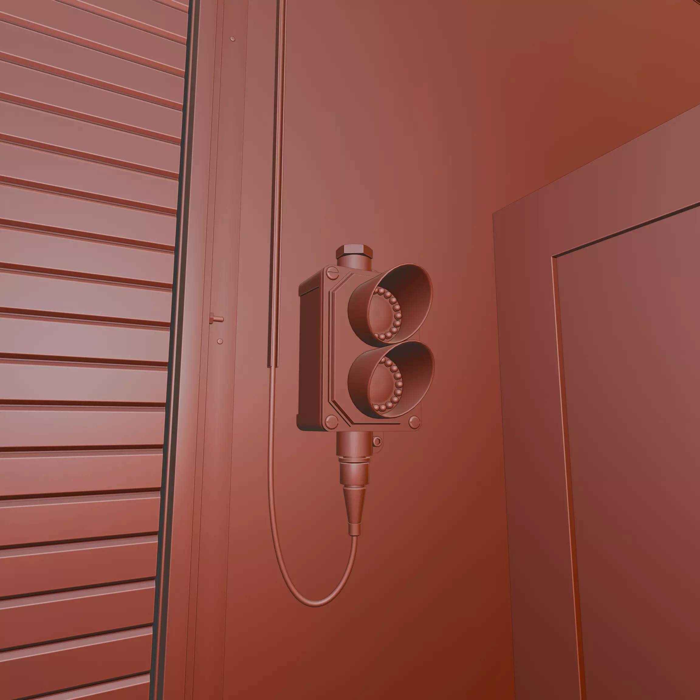 Modern Underground Parking Garage-Parking lot- 3D Model-Scene 3D model_67