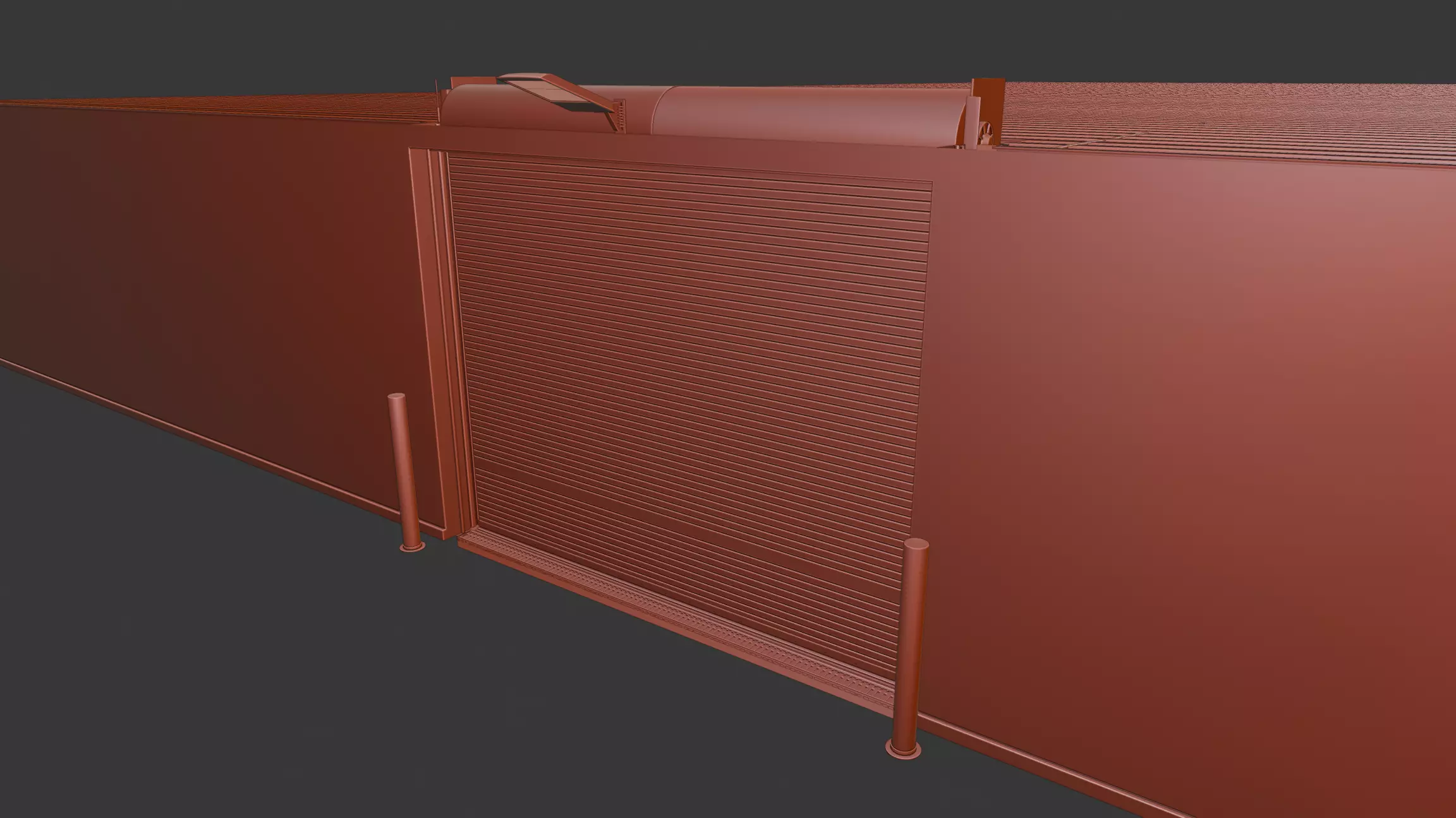 Modern Underground Parking Garage-Parking lot- 3D Model-Scene 3D model_58