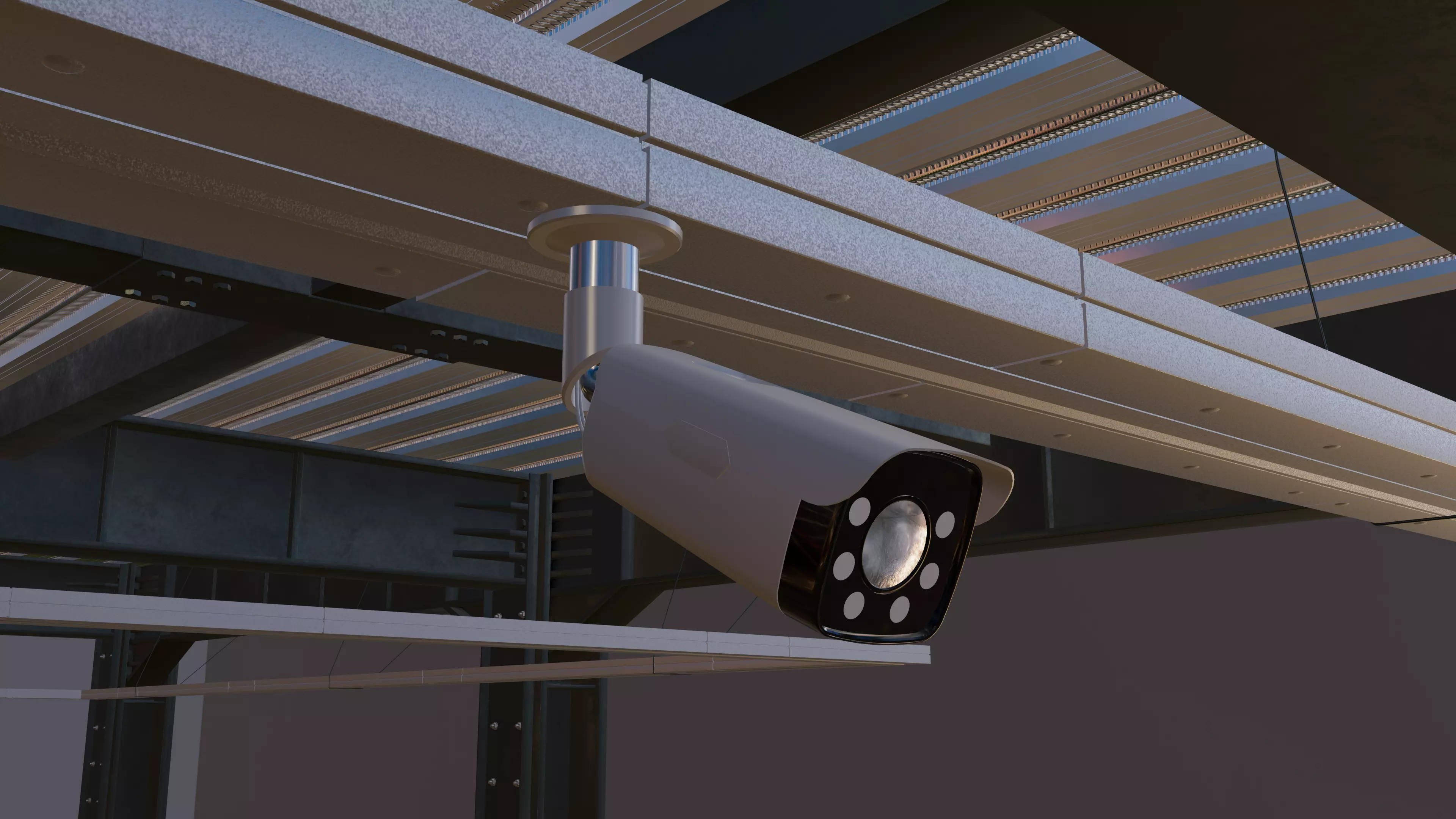 Modern Underground Parking Garage-Parking lot- 3D Model-Scene 3D model_50