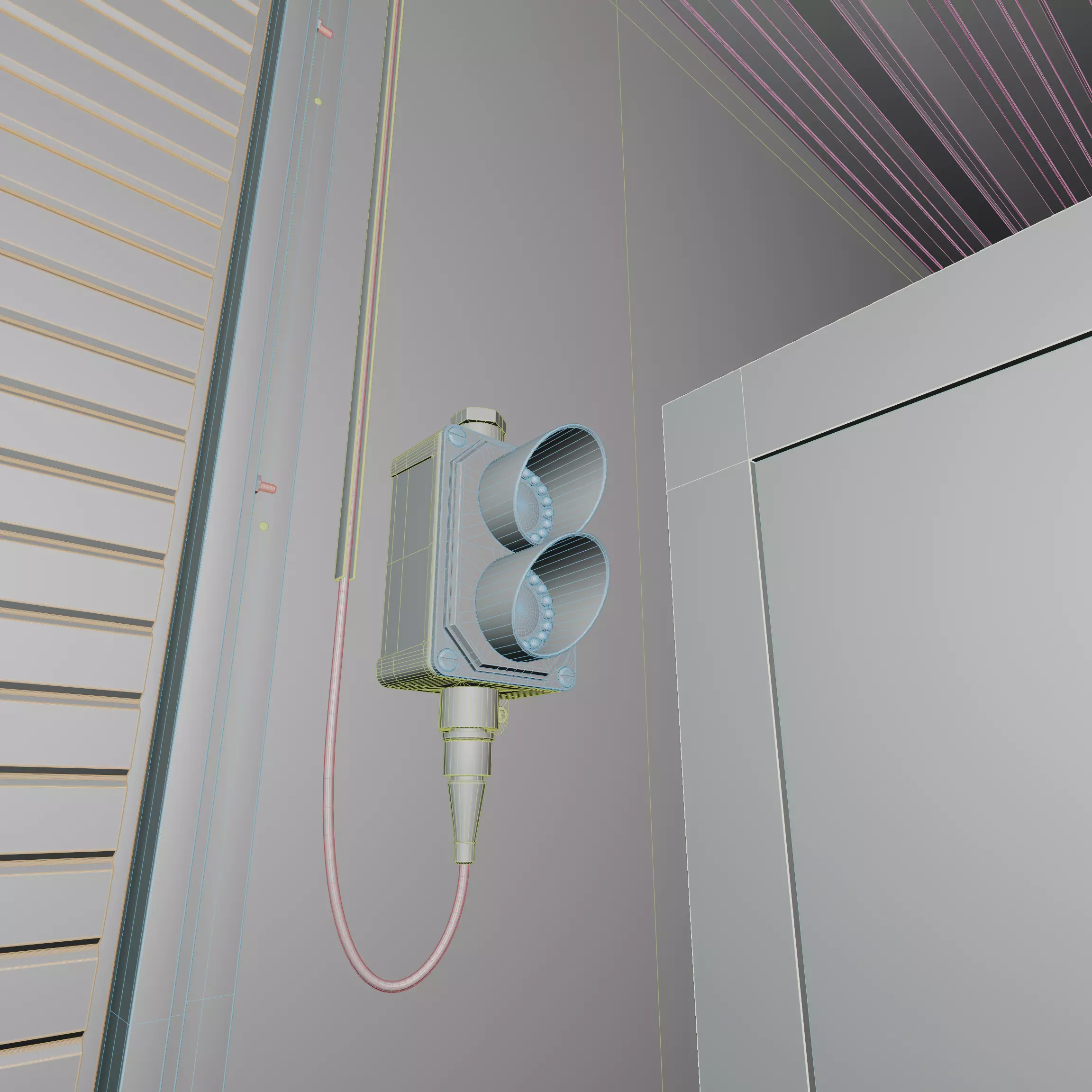 Modern Underground Parking Garage-Parking lot- 3D Model-Scene 3D model_27