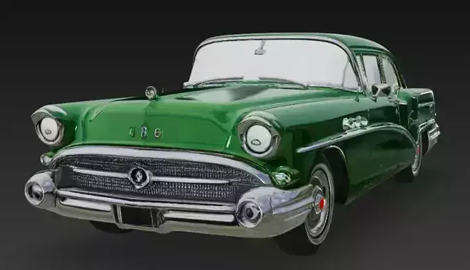 Buick Special 2 Door Sedan 1957 3D model 3D print