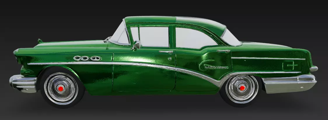 Buick Special 2 Door Sedan 1957 3D model 3D print 3D print model_1