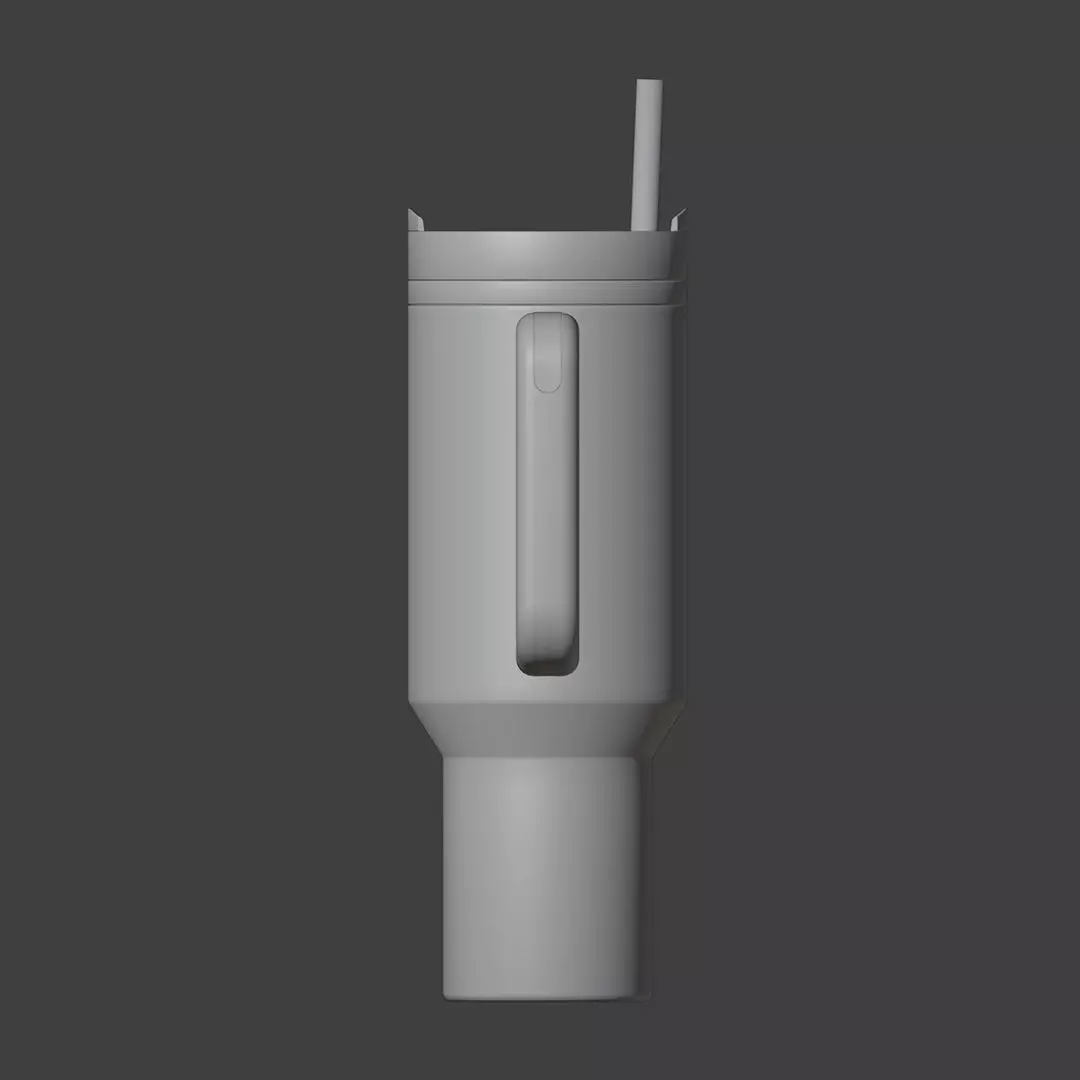 Stanley Quencher Tumbler Optimized 3D model_7