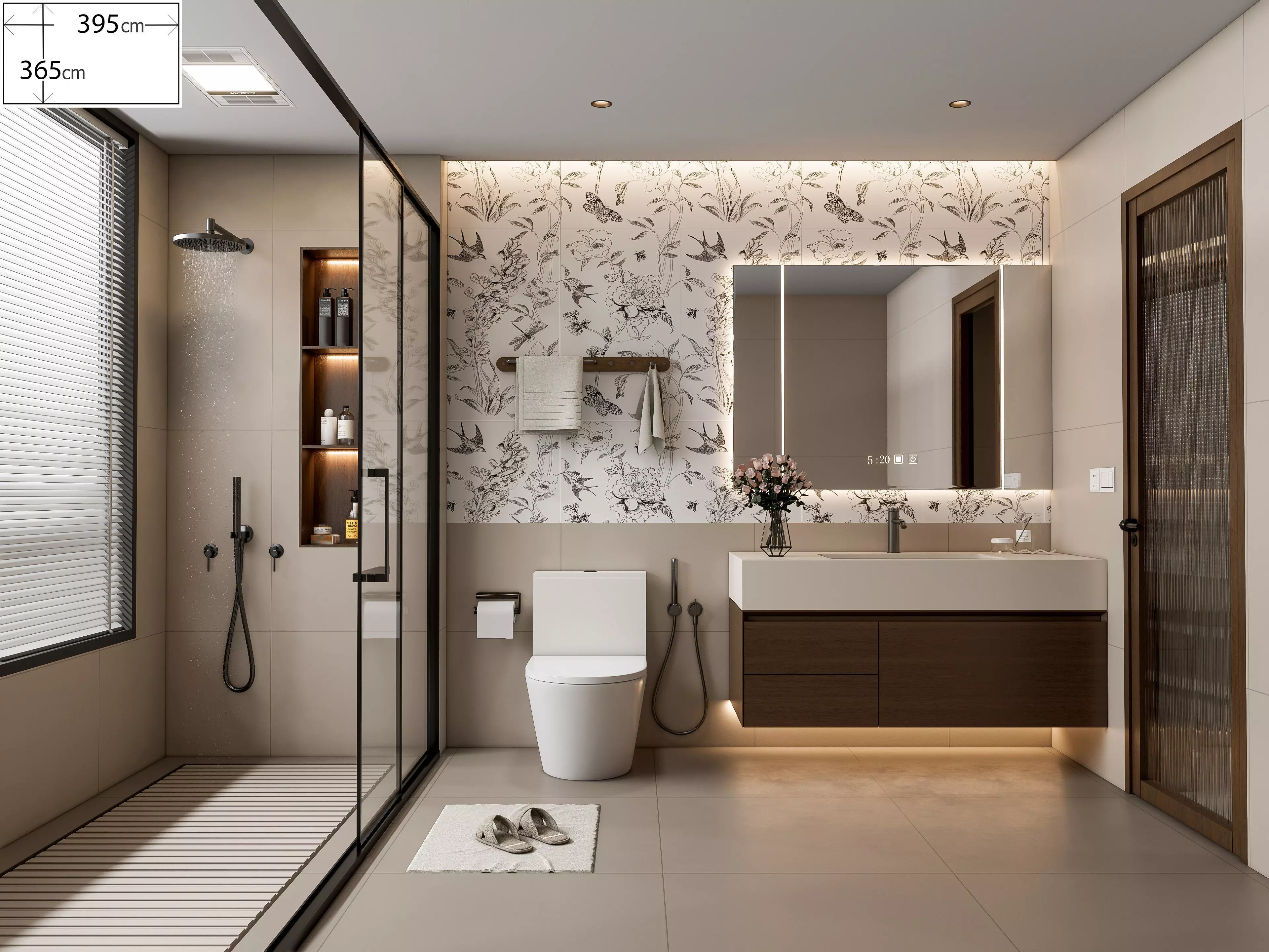 Bathroom 104 3D model_0