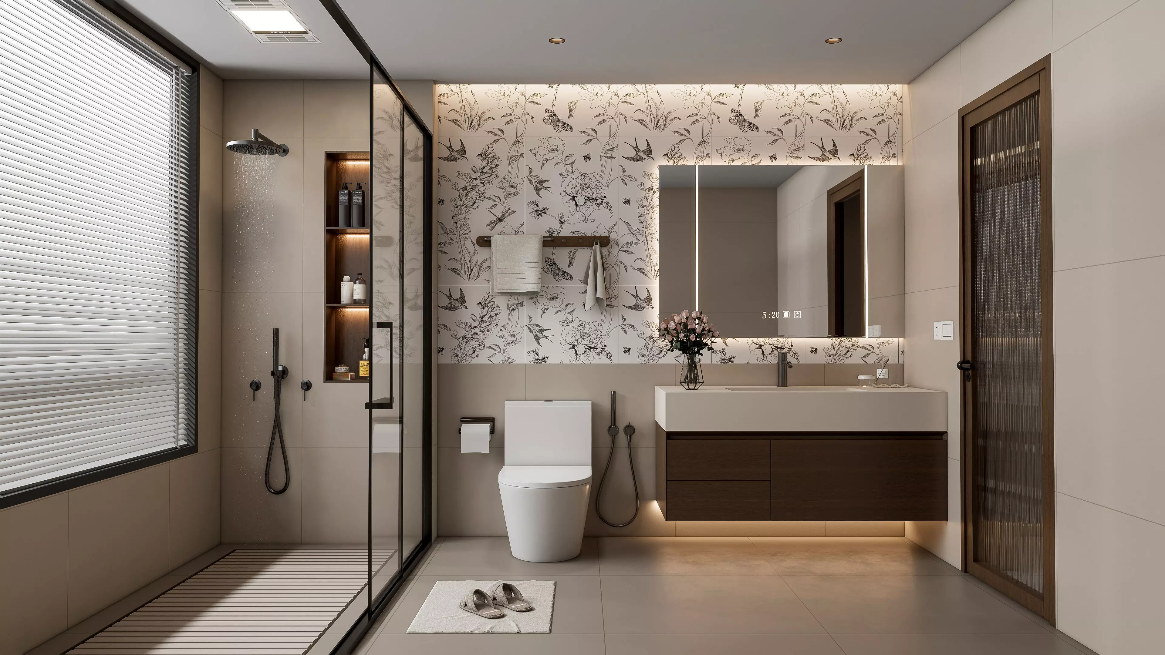 Bathroom 104 3D model_1