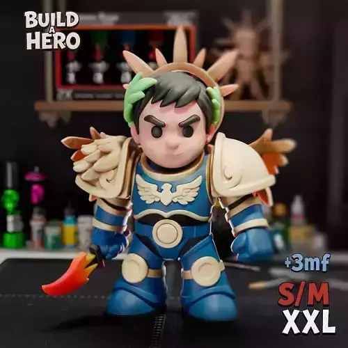 Space Marine Solaris  Build-a-Hero Series Modular Figure 