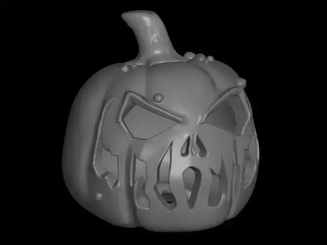decorative hallowen pumpkin candle holder