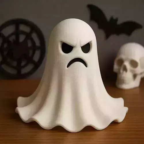 3D Printable Angry Ghost Figure  3D print model
