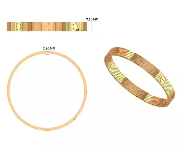 LOOSE BRANDED LOVE BRACELET