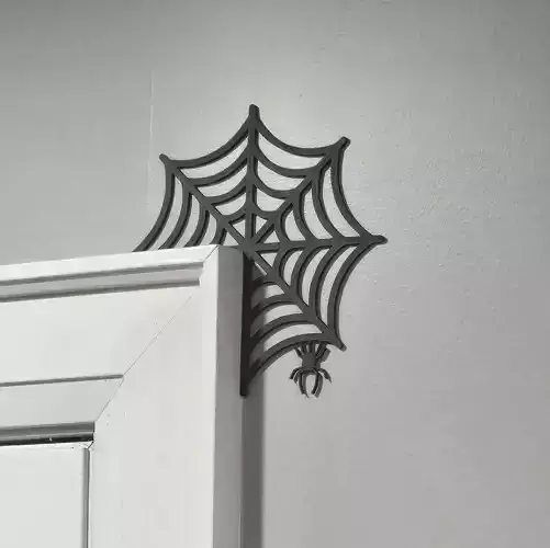 Spiderweb Door Corner 3D print model