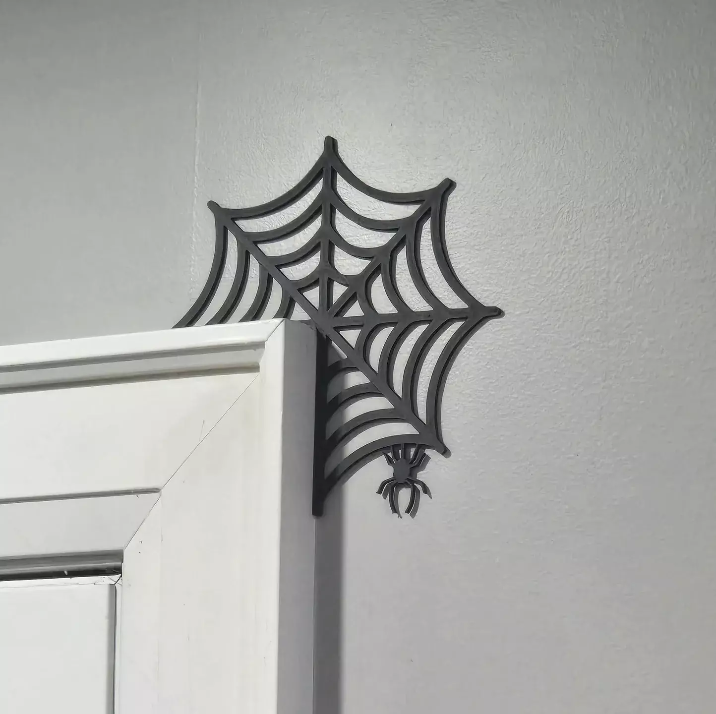 Spiderweb Door Corner 3D print model_0