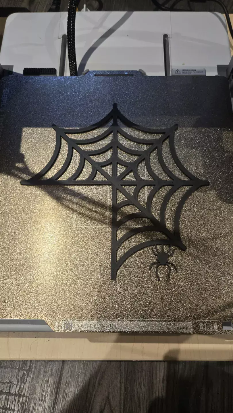 Spiderweb Door Corner 3D print model_2