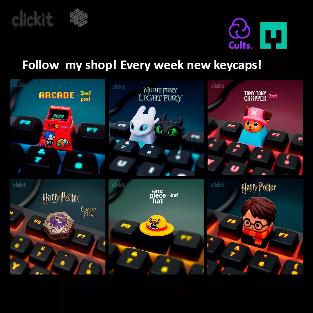 Mike Wazowski Artisan Keycap  Monsters Inc Inspired 3D Print 3D print model_4