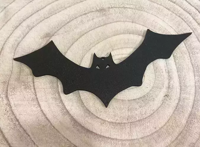 Minimal Bat Silhouette 3D print model