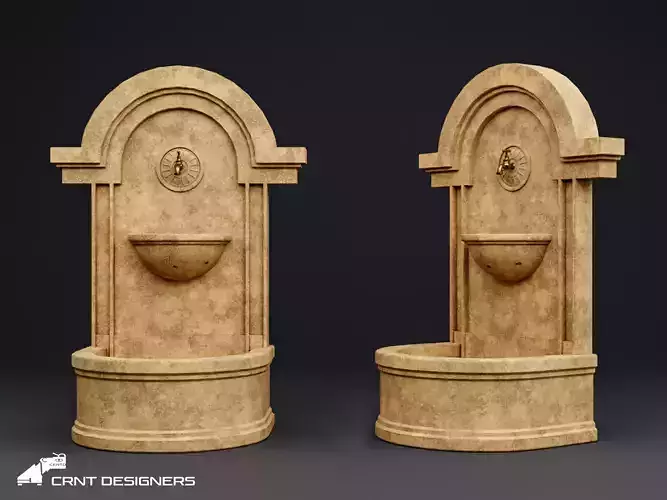 Vintage Wall Water Fountain