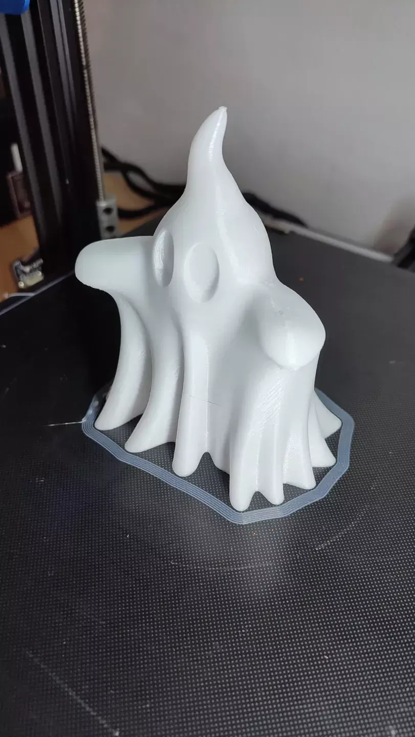 Glowing Ghost Night Light  3D print model_2
