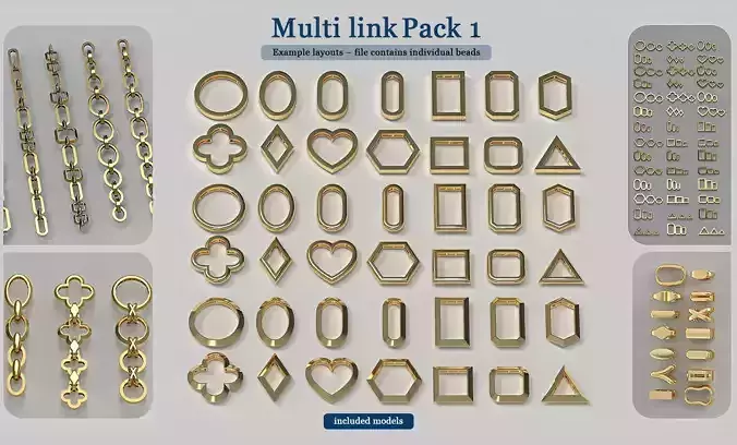 Chain gold -Multi-Link