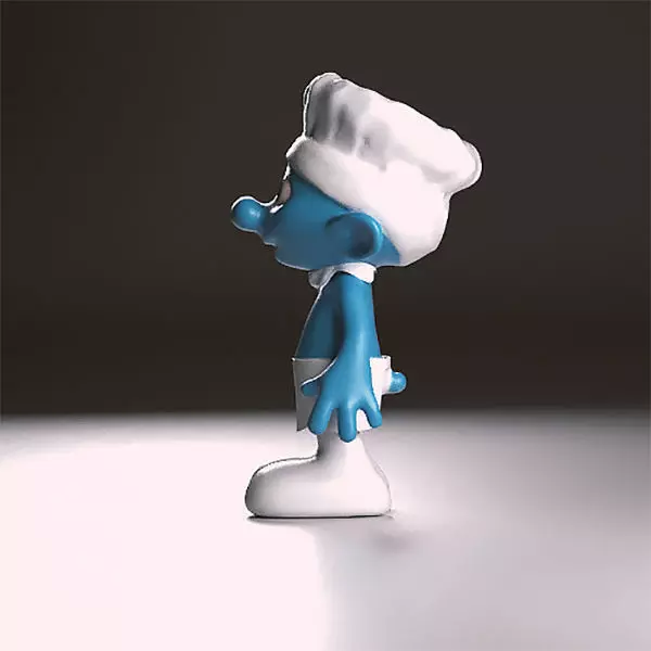 Chief smurf figurine 3D print model