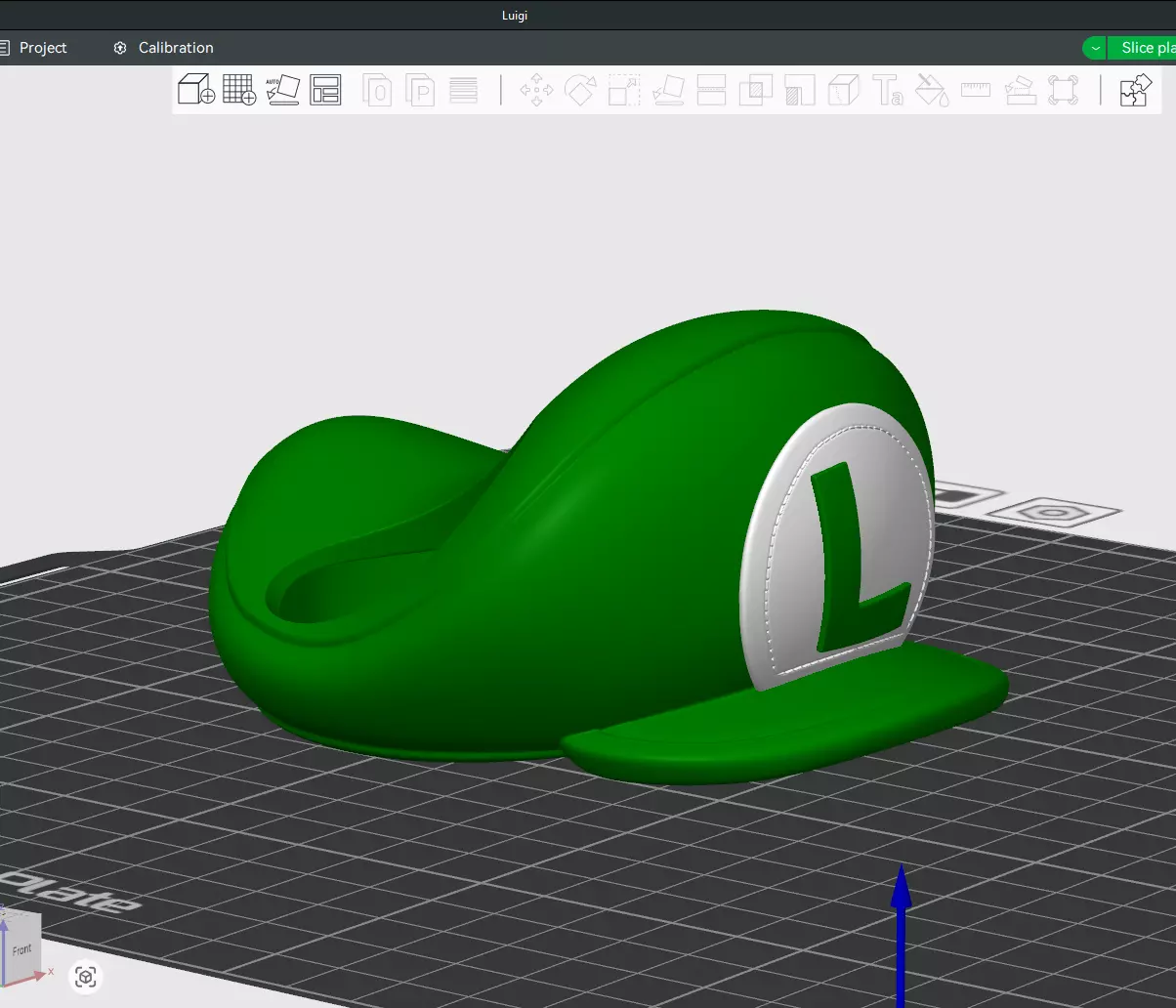 Luigi Hat for Cats 3D Printable Cosplay Accessory 3D print model_3