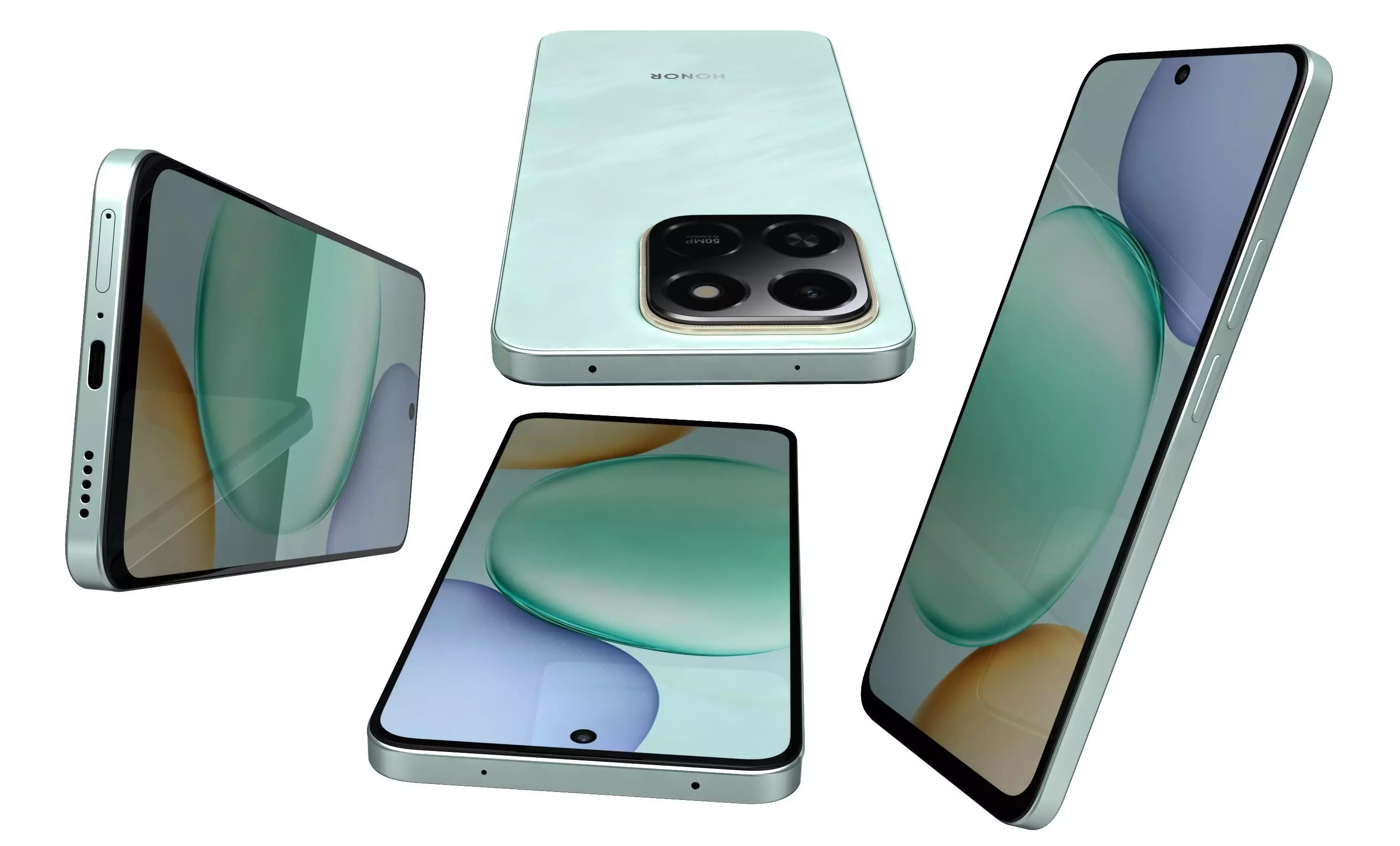 Honor Play10T Green 3D model_7