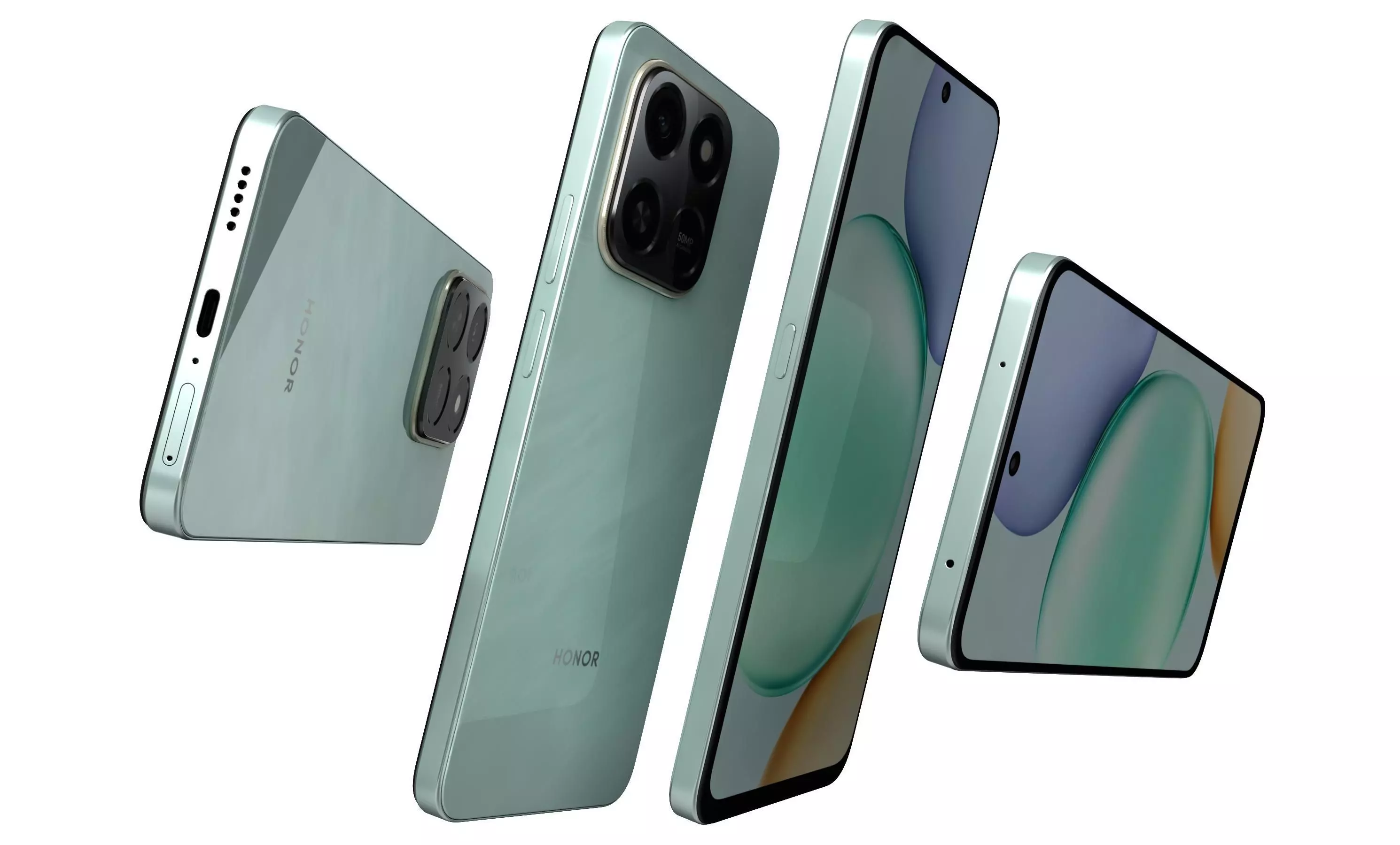 Honor Play10T Green 3D model_5