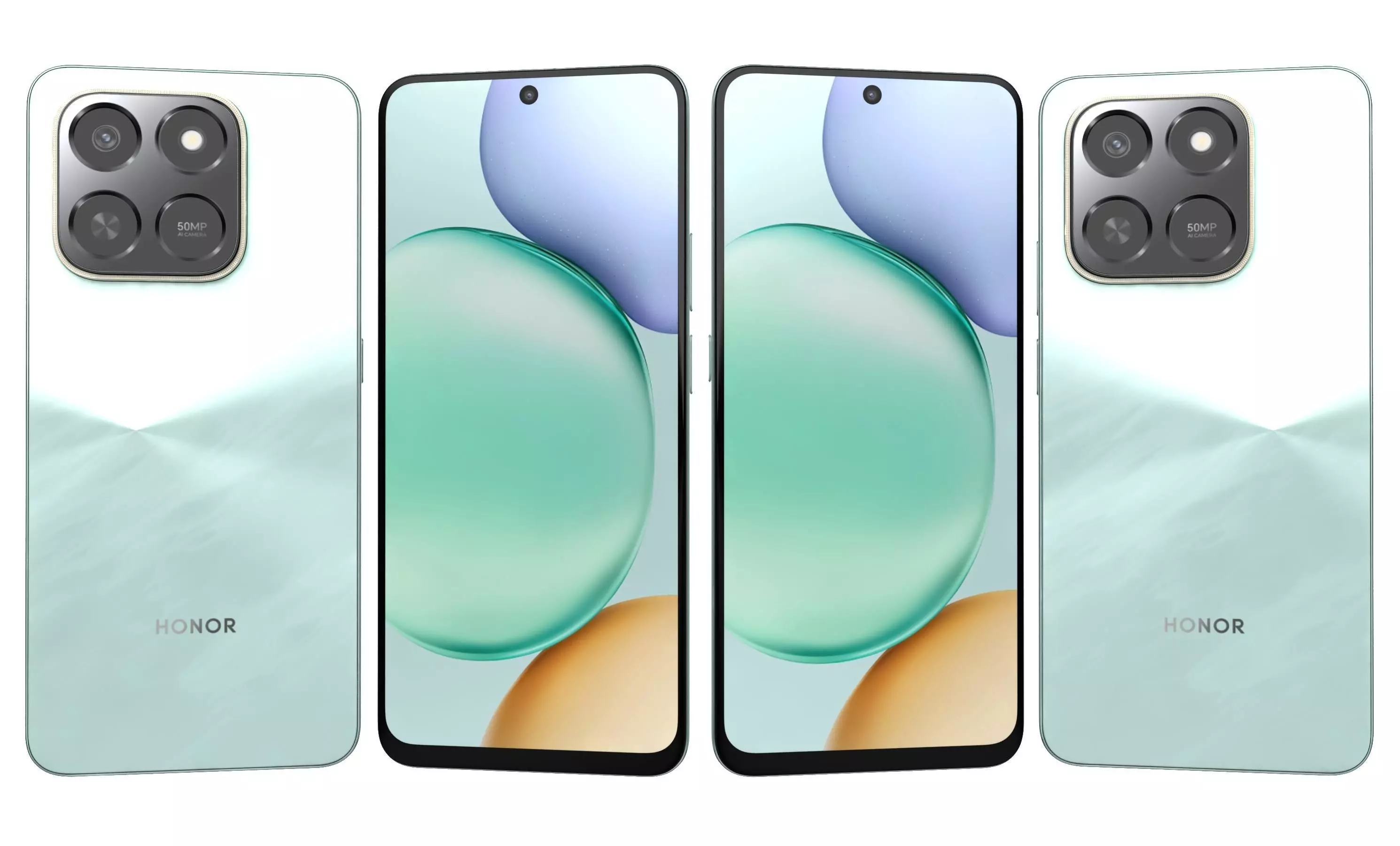 Honor Play10T Green 3D model_2