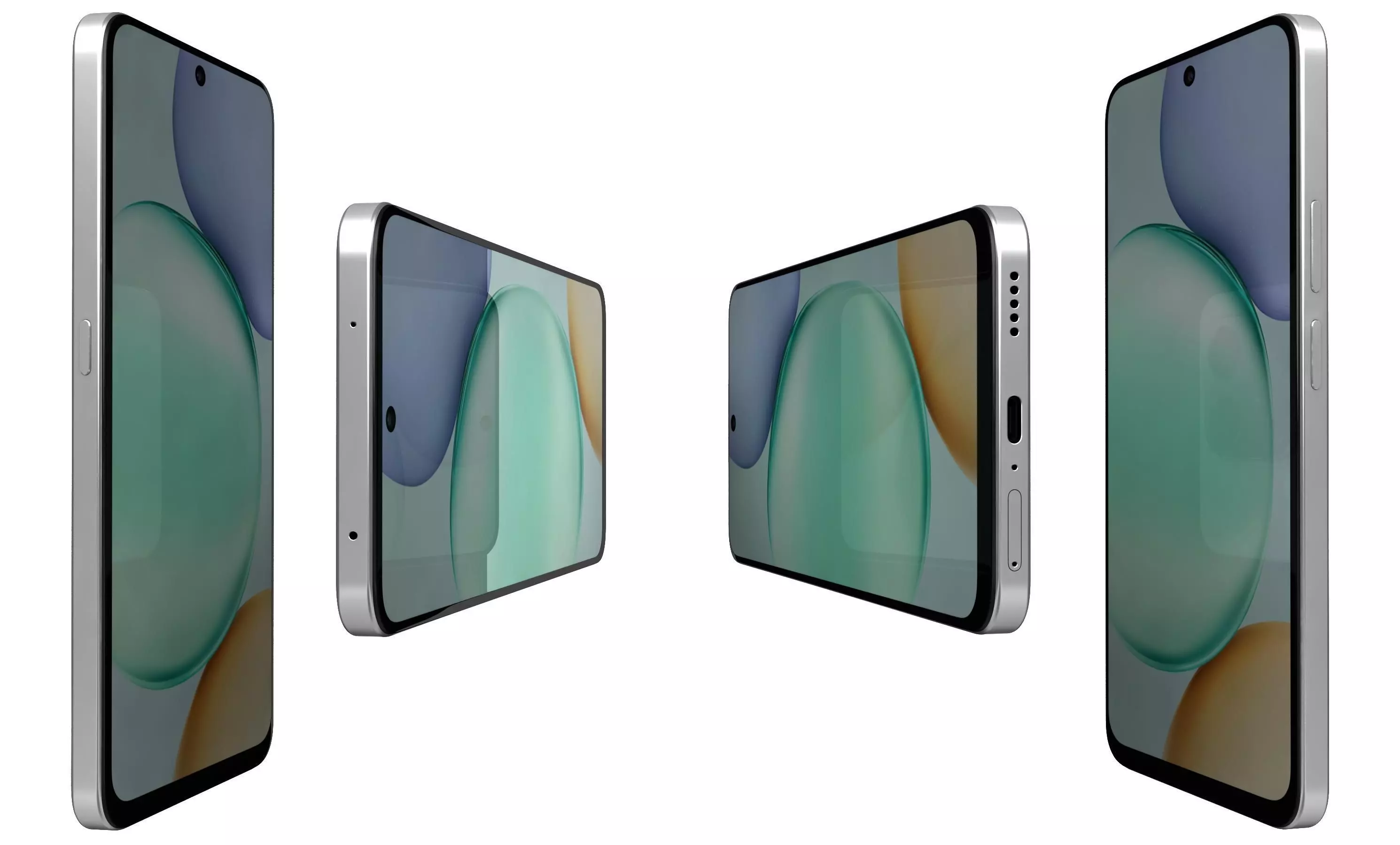 Honor Play10T White 3D model_1