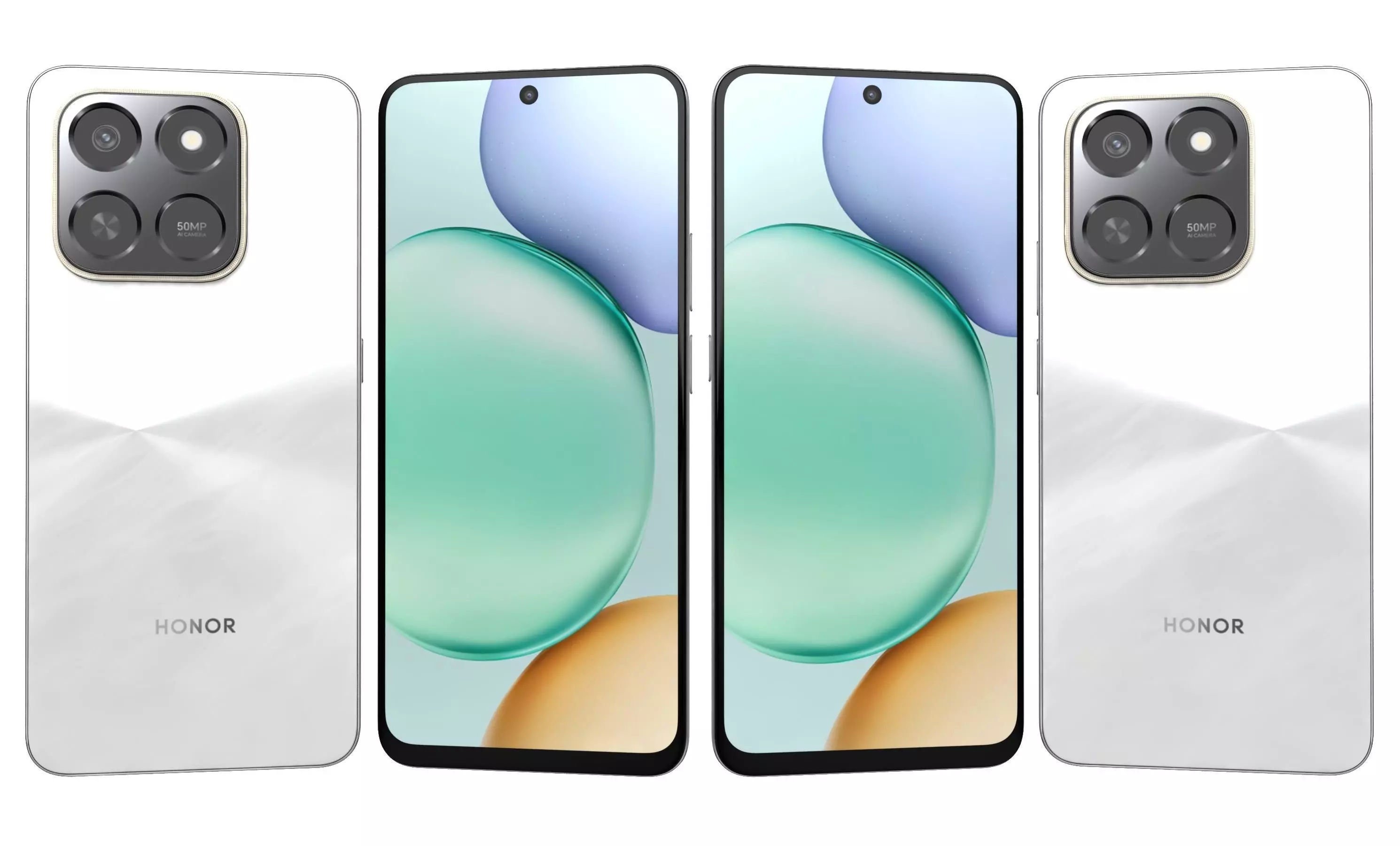 Honor Play10T White 3D model_2