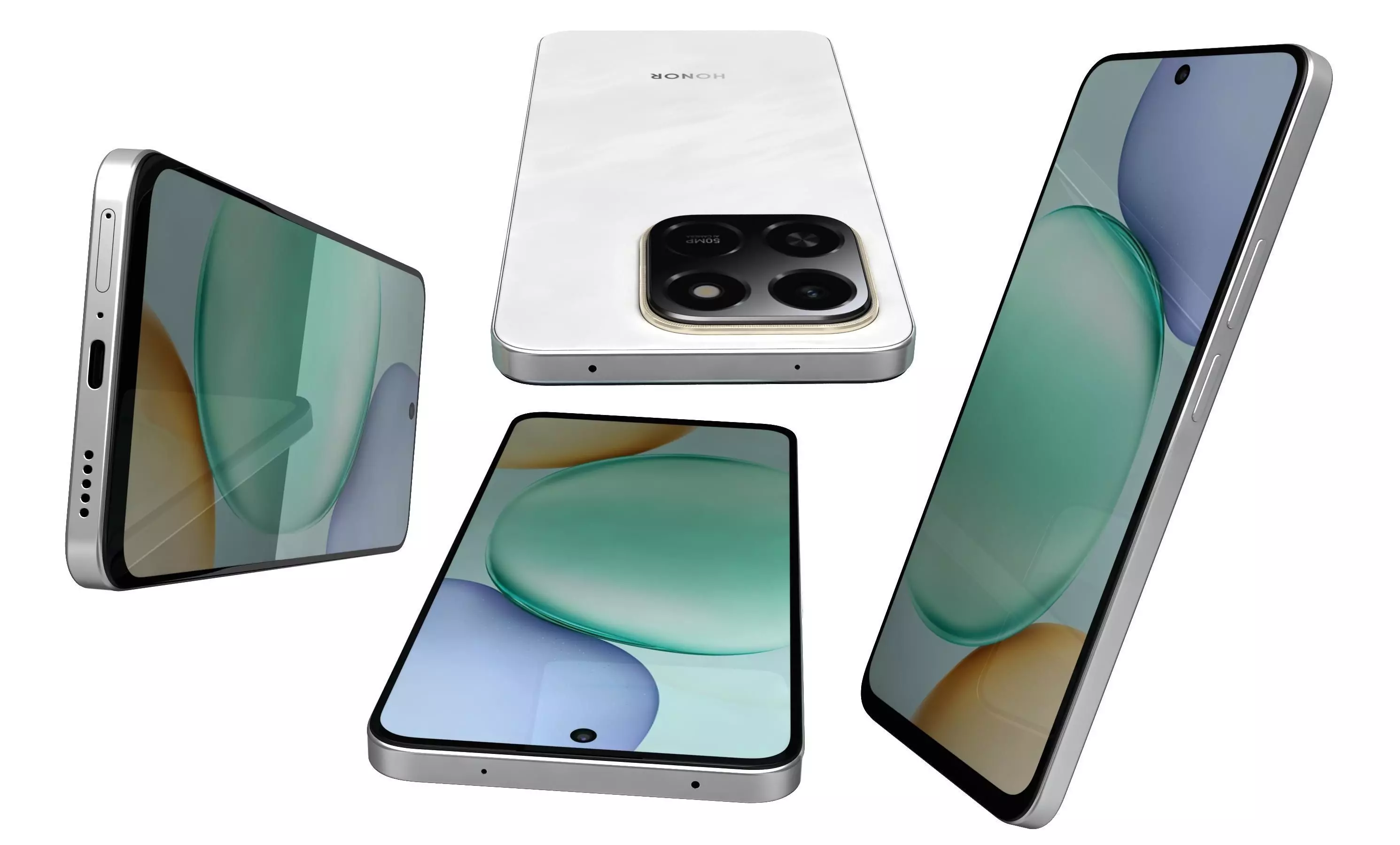 Honor Play10T White 3D model_7