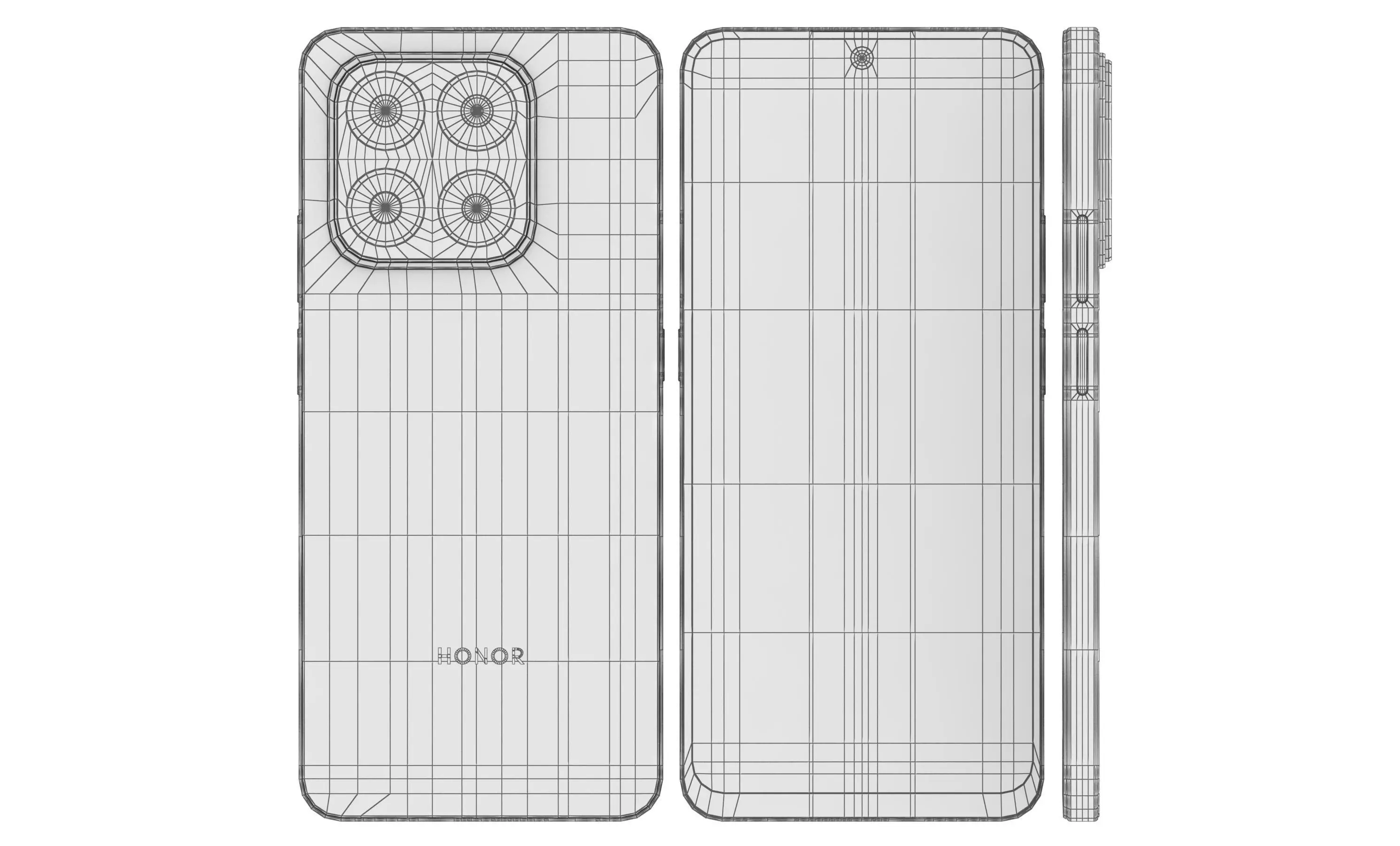 Honor Play10T White 3D model_13