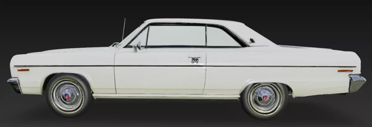 AMC Ambassador 3D Printable Model 3D print model_1