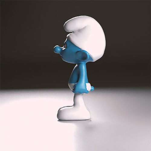 Grouchy smurf figurine 3D print model