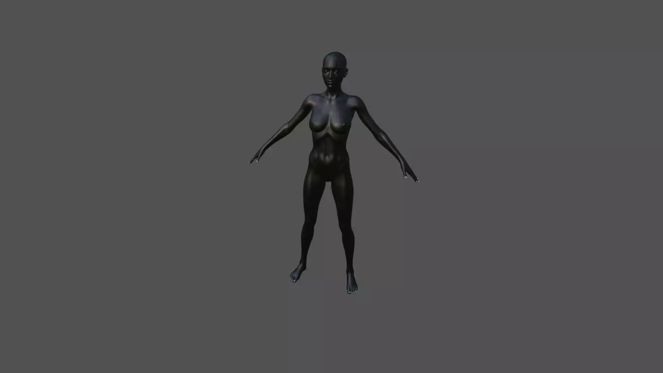 Female Model 41 3D model_0