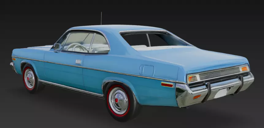 AMC Ambassador 3D Printable Model 3D print model_2