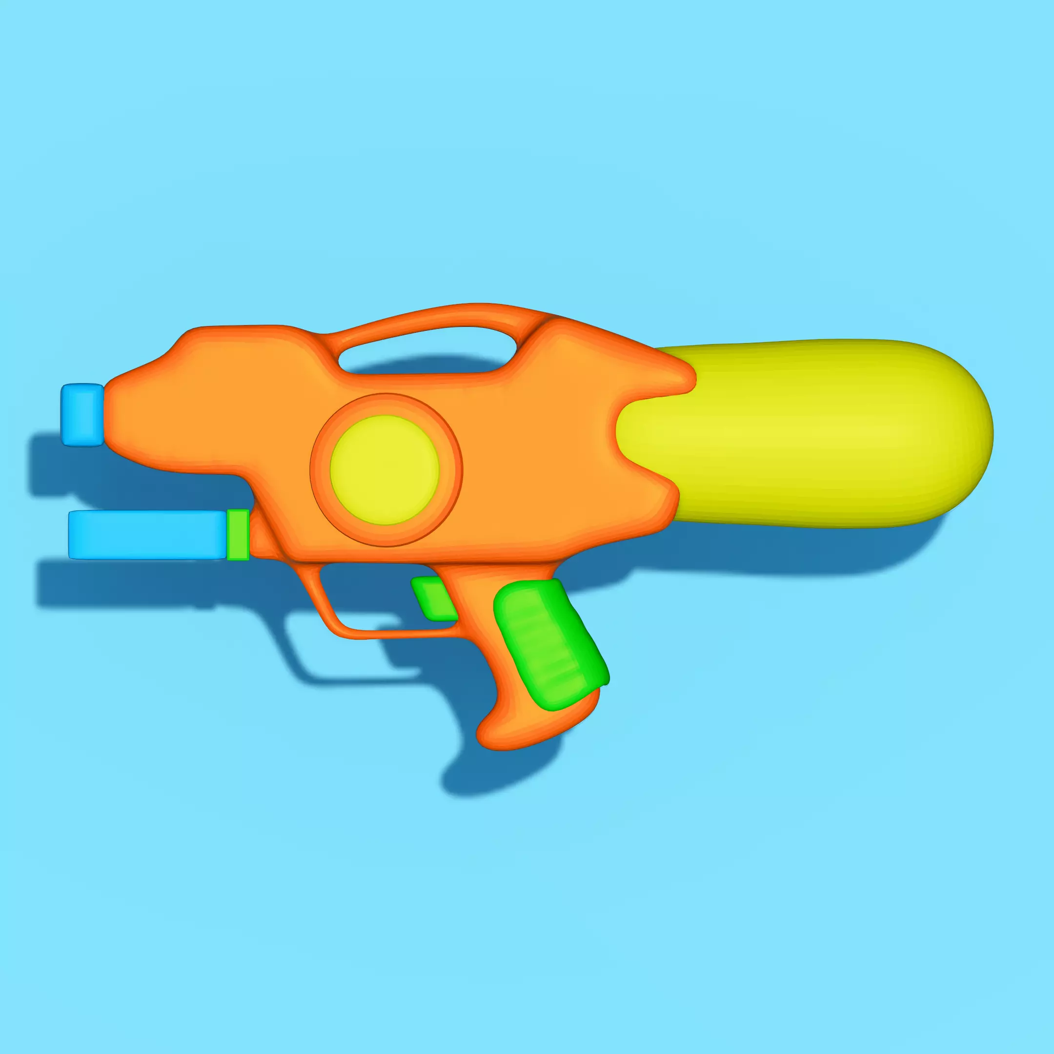 Water Gun Toy 3D model_0