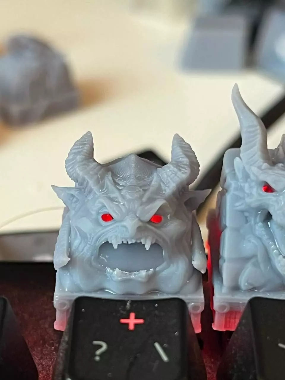 Deamon Warrior keycap 3D print model_3