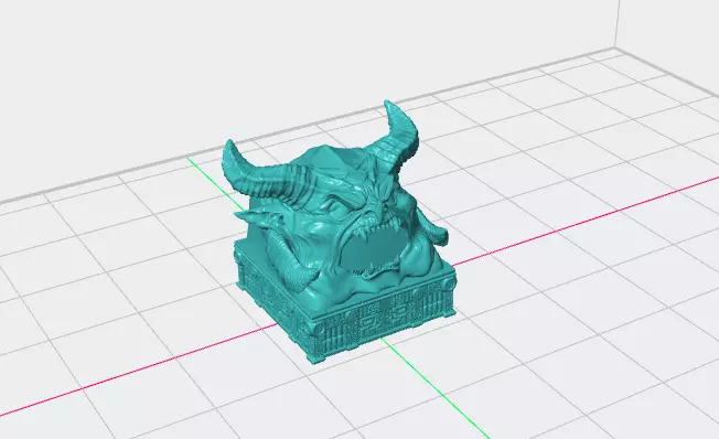 Deamon Warrior keycap 3D print model_1