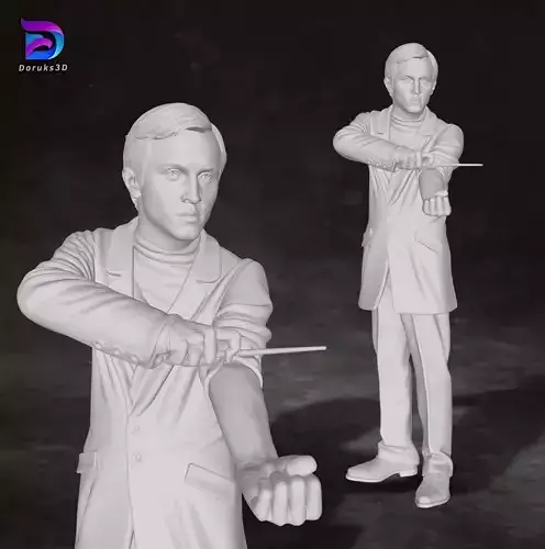 Draco Malfoy Harry Potter Action Figures Custom 3D print model