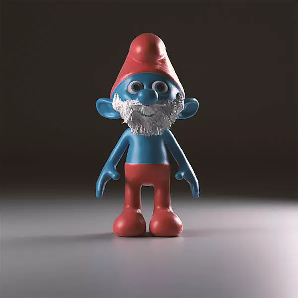 Papa Smurf 3D print model_0