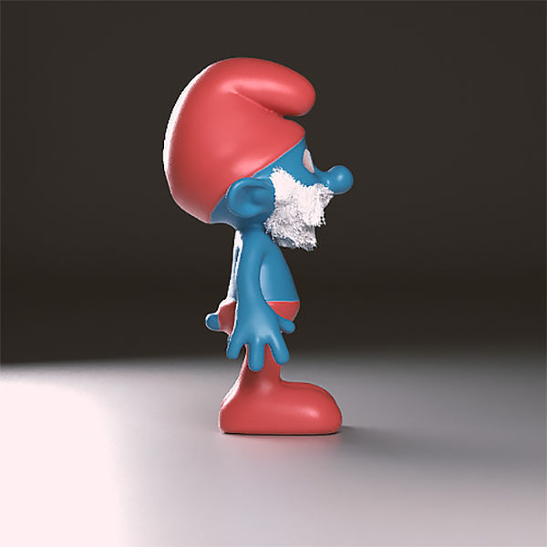 Papa Smurf 3D print model_1
