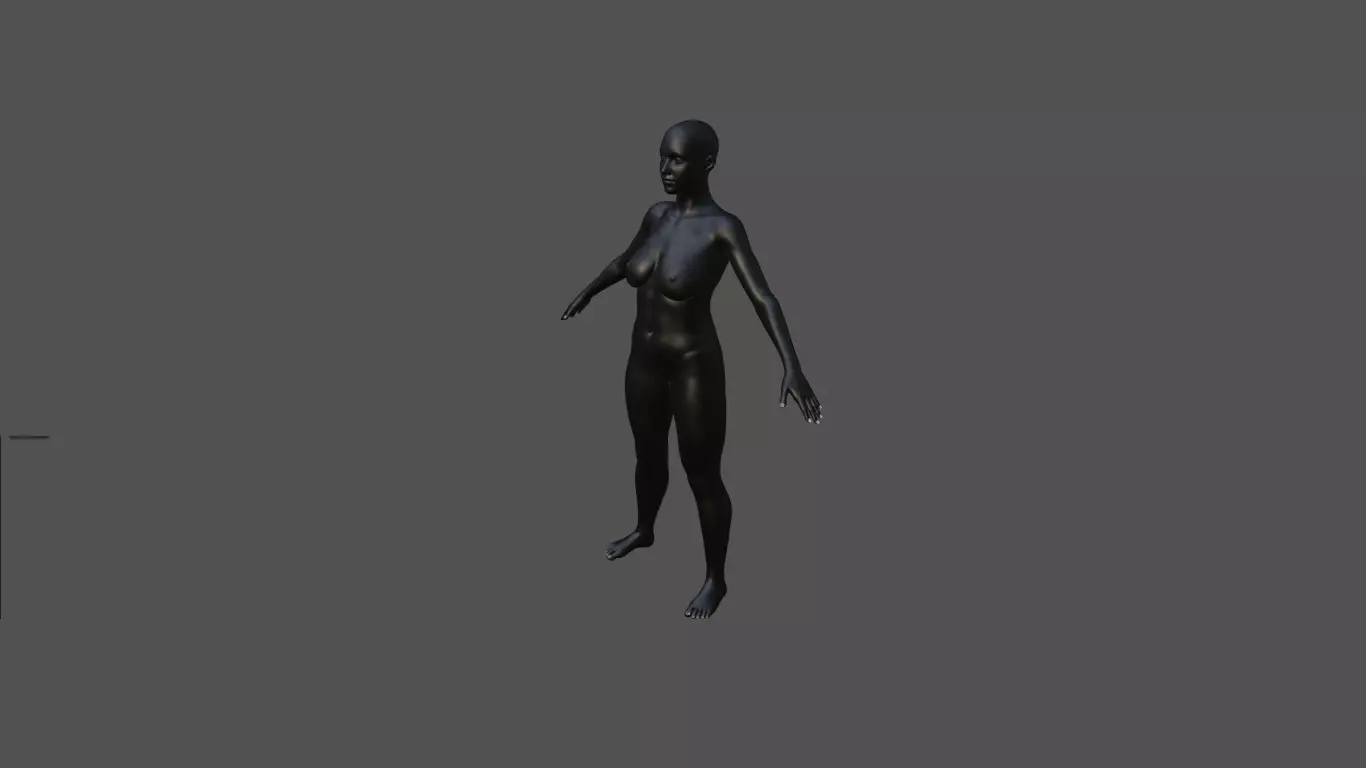 Female Model 42 3D model_1