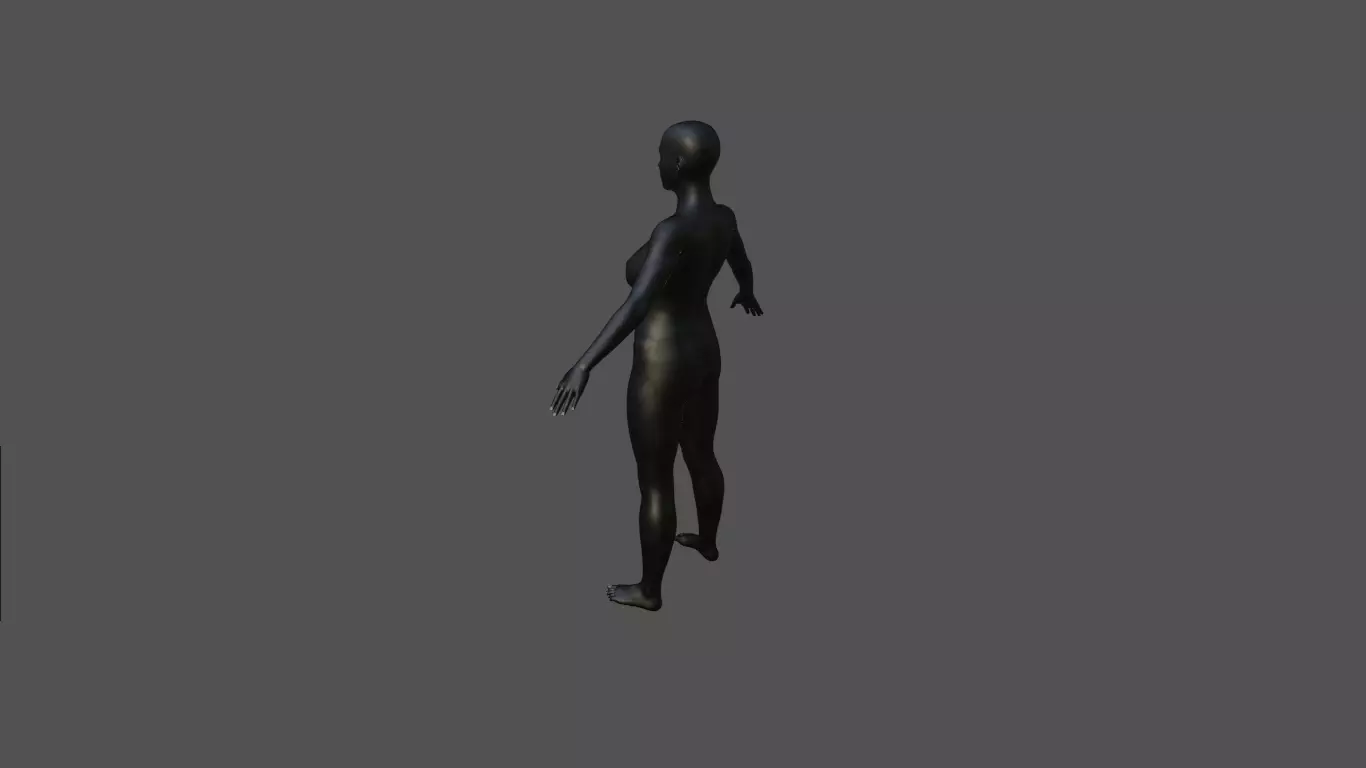 Female Model 42 3D model_3