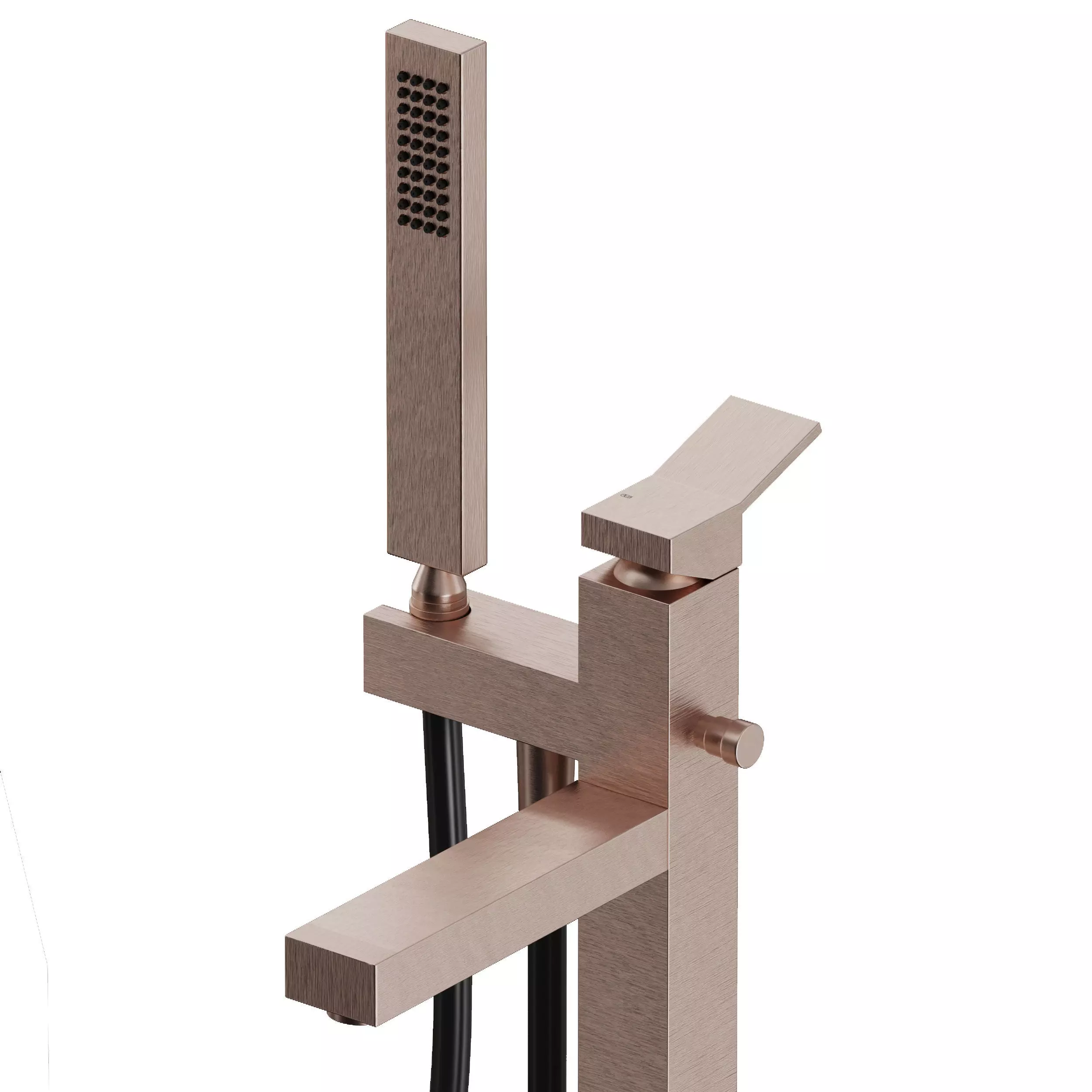 Gessi Collection Rettangolo K Set Shower corona Low-poly 3D model_5