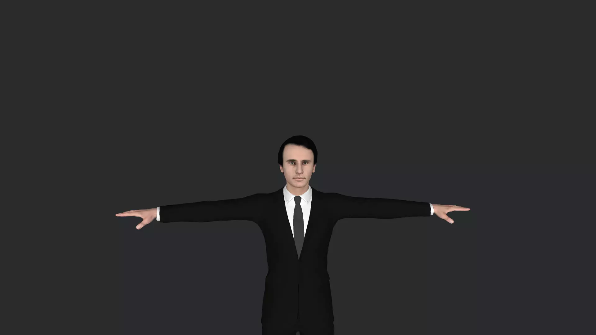 Rutherford B Hayes Hyper Realistic Full Body 3D Character 3D model_1