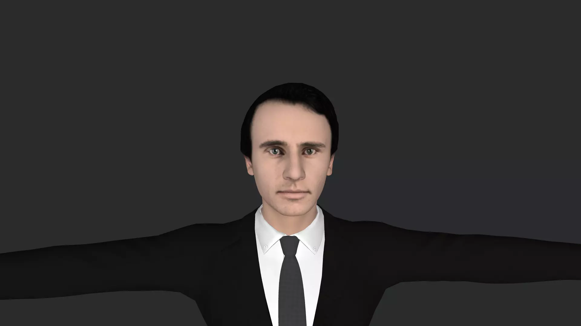 Rutherford B Hayes Hyper Realistic Full Body 3D Character 3D model_0