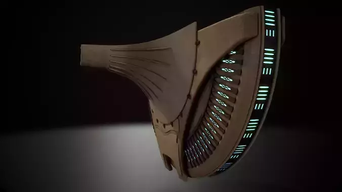 building 6b Low-poly 3D model 3
