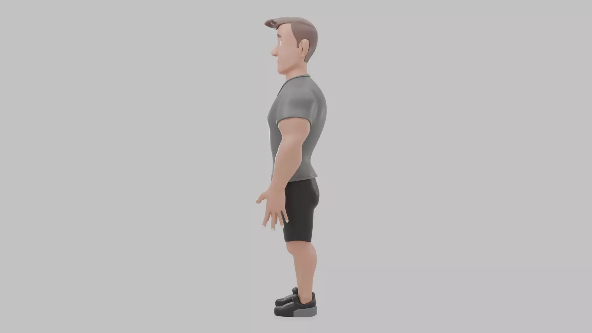 Cartoon Character CC3 3D print model_4