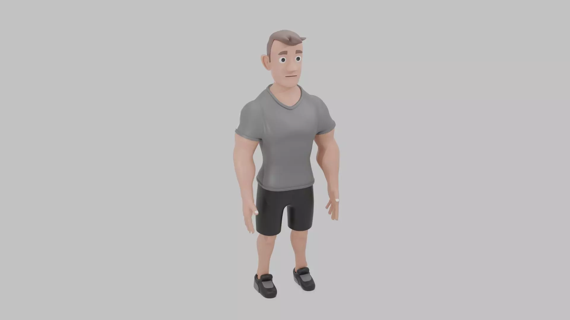 Cartoon Character CC3 3D print model_1