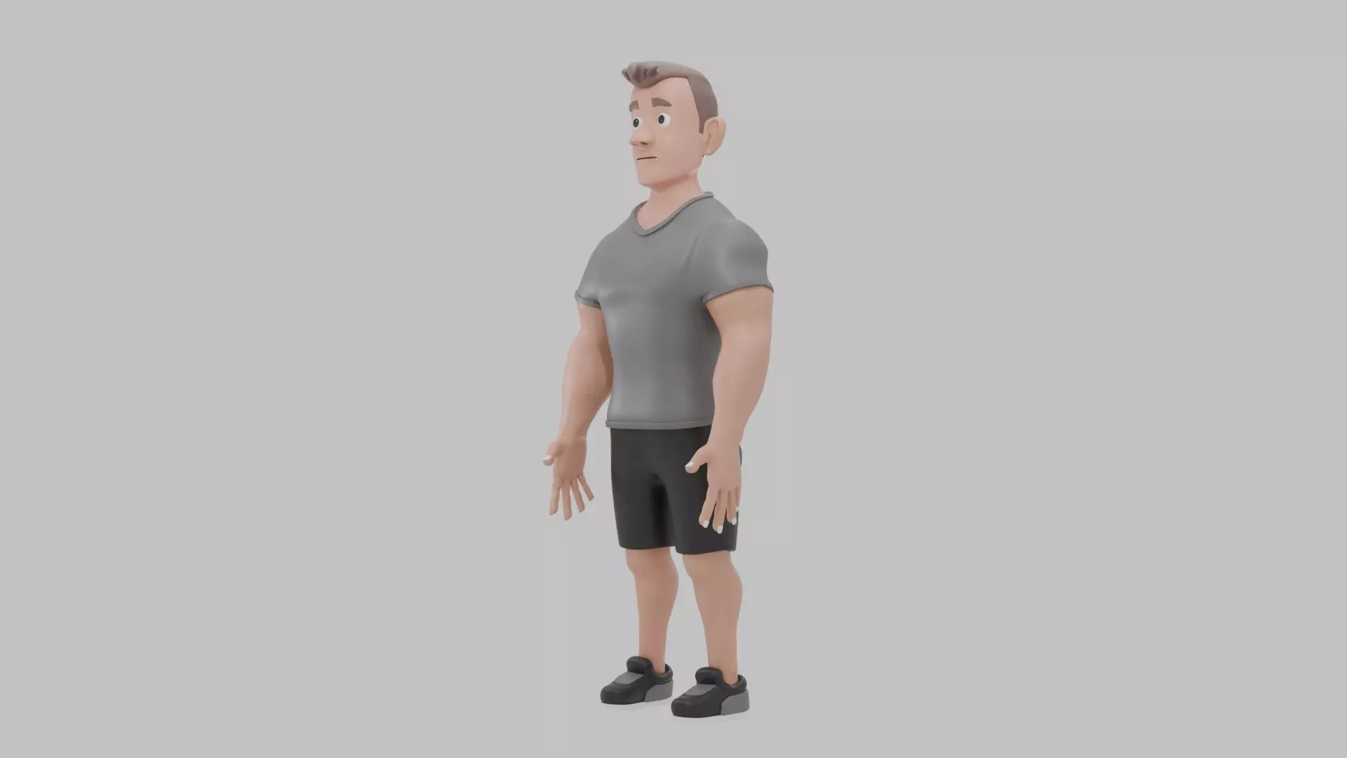 Cartoon Character CC3 3D print model_3