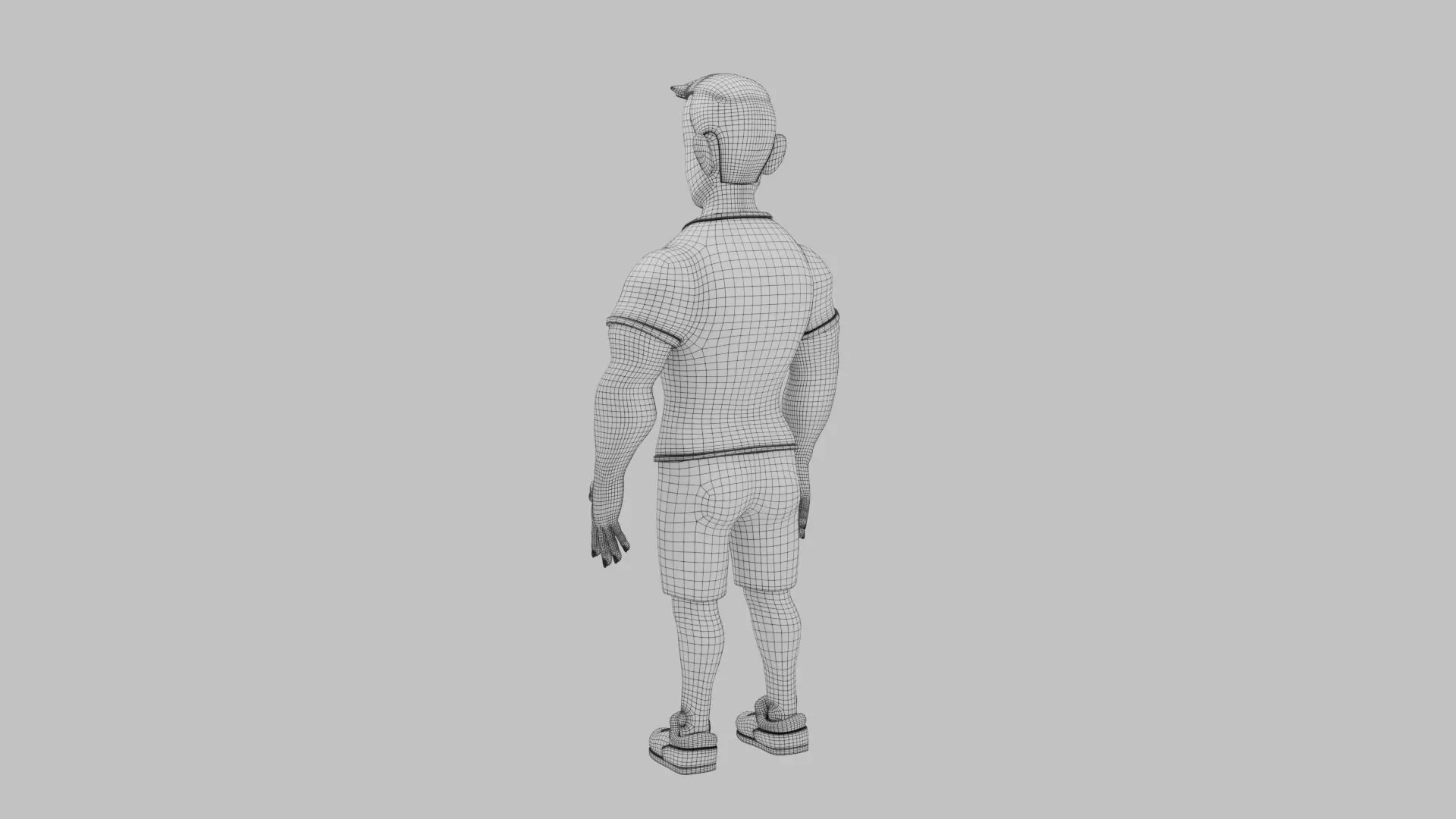 Cartoon Character CC3 3D print model_8